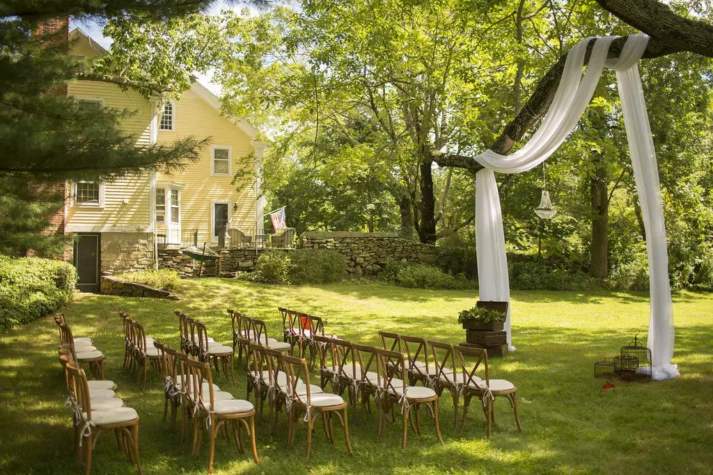 Mystic Connecticut Wedding Venues, beautiful outdoor wedding space