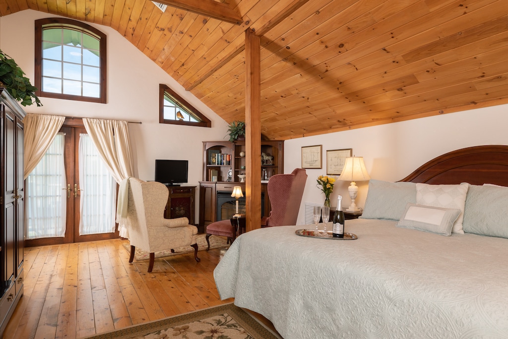 The Mystic Seaport Museum is by far the most popular attraction in downtown Mystic and it's well worth your time when staying at our Mystic Bed and Breakfast, photo of the Sarah Master Suite at Stonecroft Country Inn