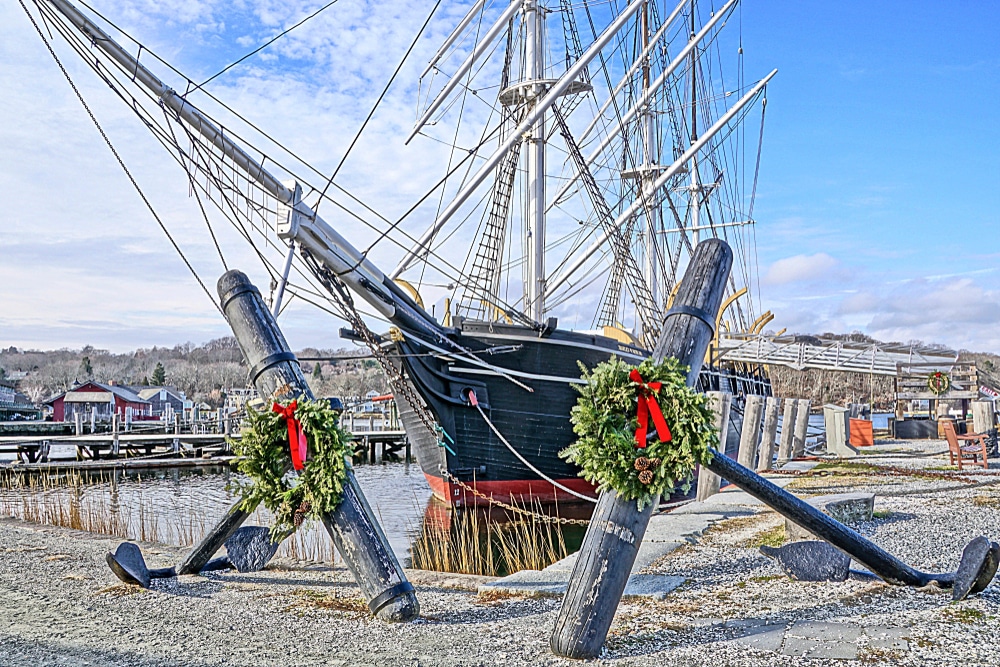 Downtown Mystic is such a great place to celebrate the holidays